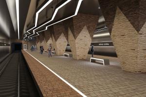 Проект интерьера станции метро «БЕЛЫЕ ХОЛМЫ»